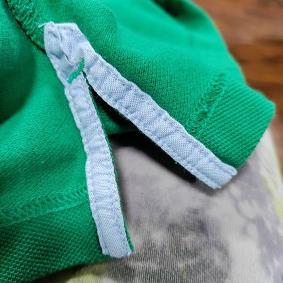 Brooks Brothers Mens Green Polo Shirt Size L Cotton Casual Classic Fit M - Picture 8 of 12